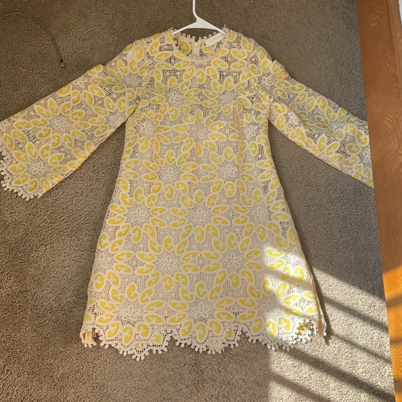 Zimmermann Golden Lace Mini Dress  Golden Lace Mini Dress - Picture 6 of 11